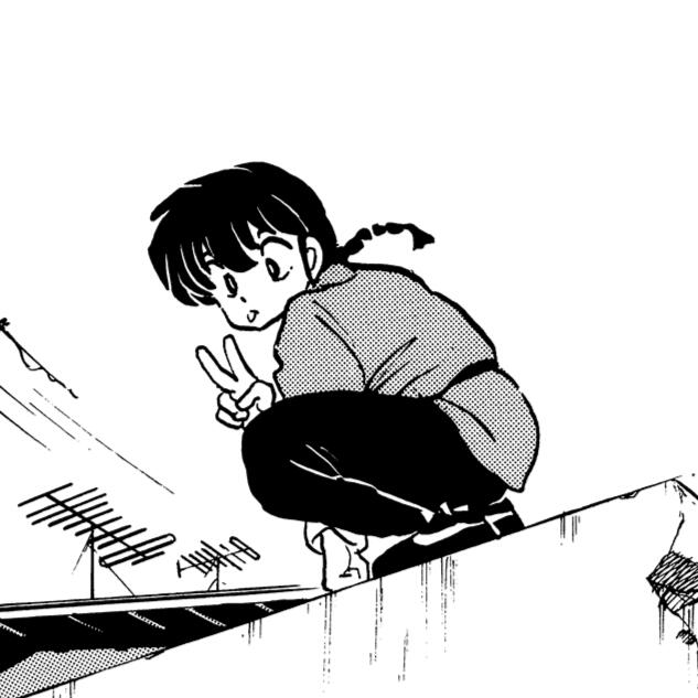 Ranma Saotome from the cover page of Ranma ½, chapter 37
